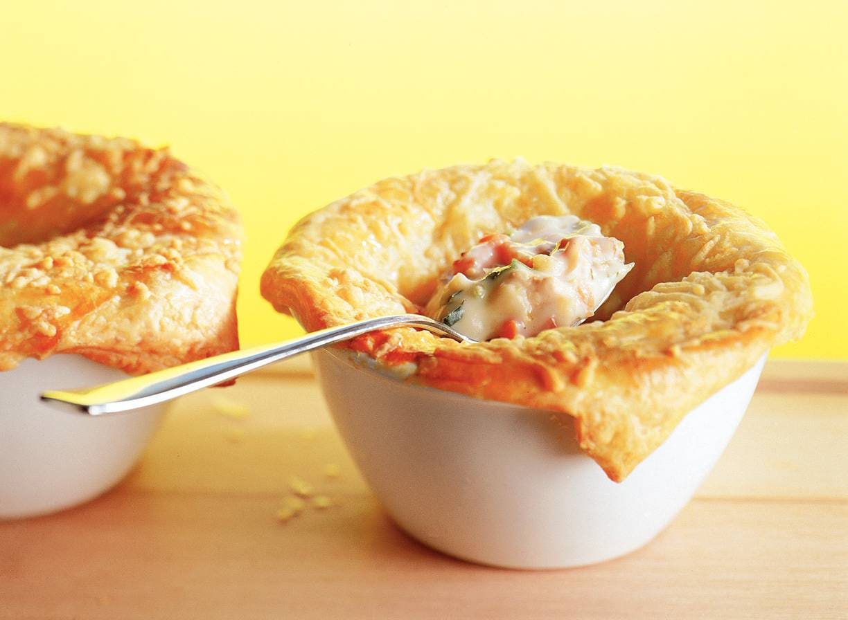 Kippenragout met dekseltje