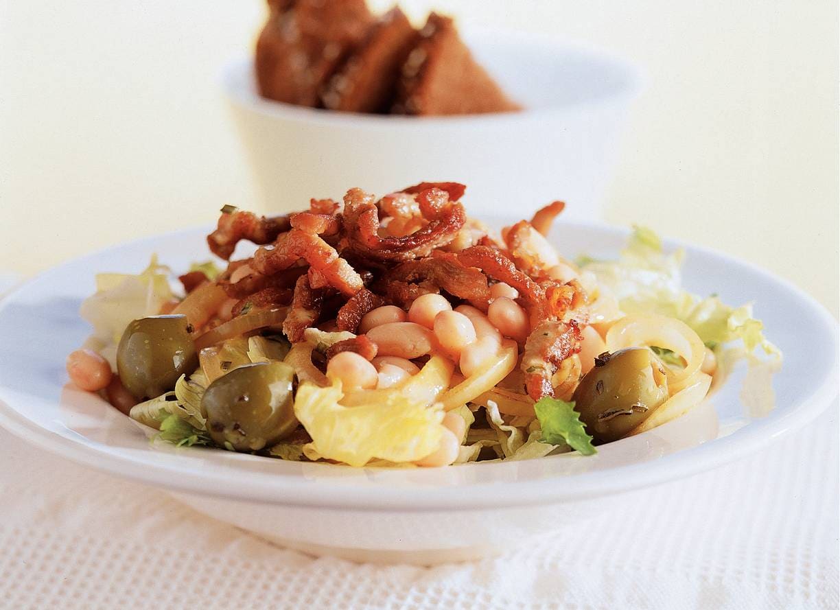 Witte-bonensalade