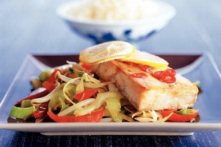 Koolvisfilet met sojasaus