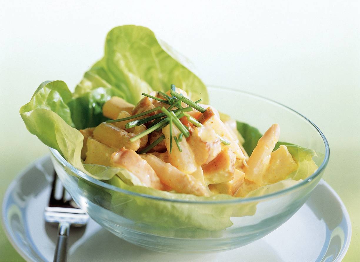 Asperge-kipcocktail
