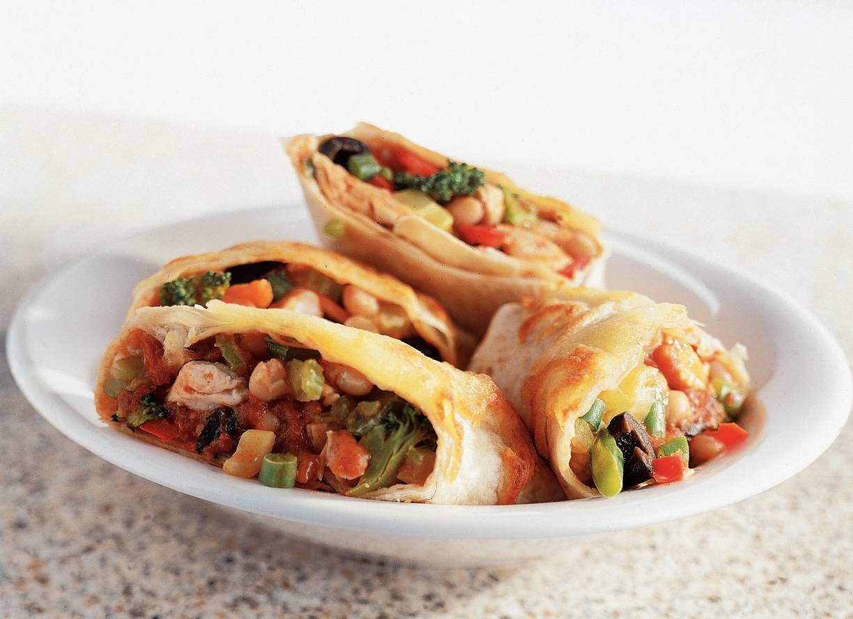 Goedgevulde wrap