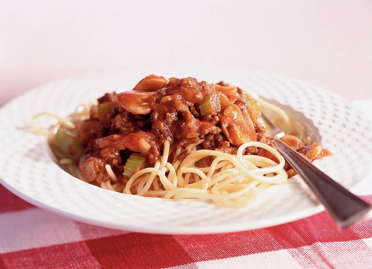 Kort-in-de-keuken spaghetti bolognese