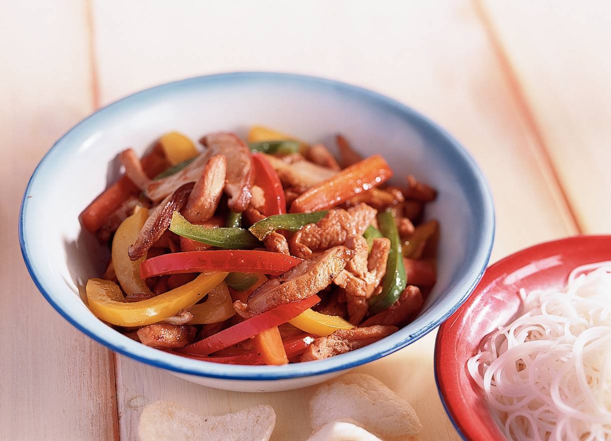Kalkoen teriyaki
