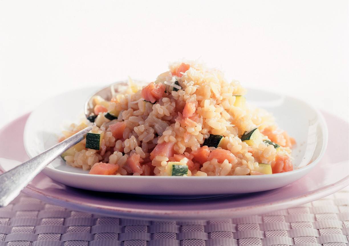 Zalmrisotto