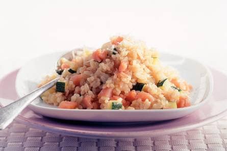 Zalmrisotto