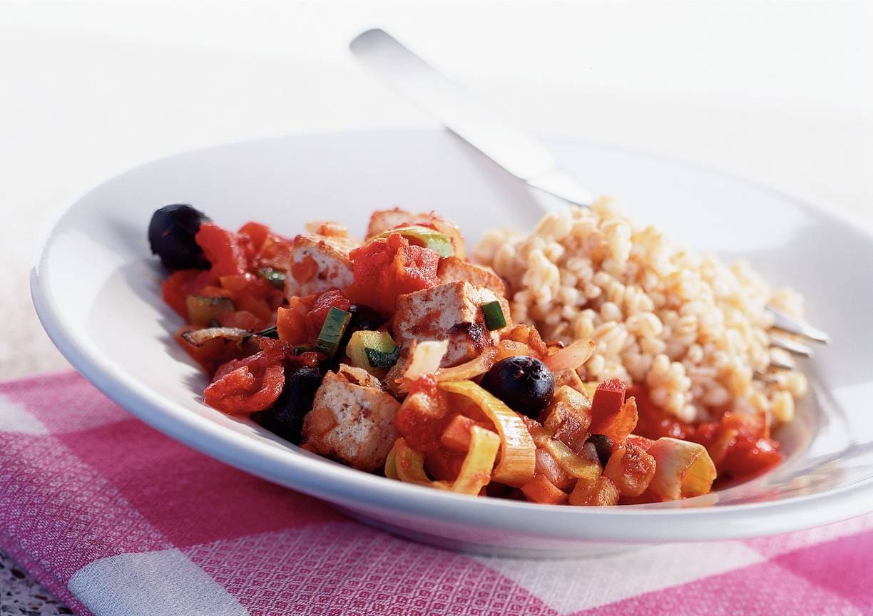 Groenteschotel met tofu