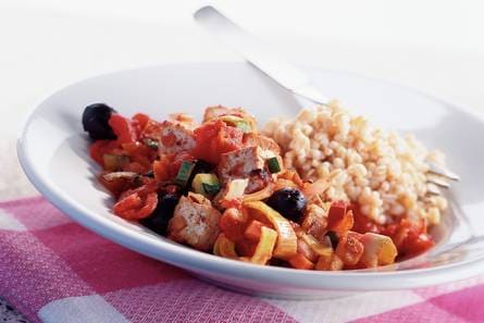 Groenteschotel met tofu