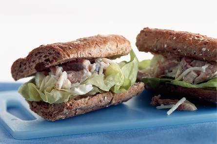 Gevuld stokbrood met haring