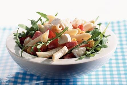 Pastasalade met brie
