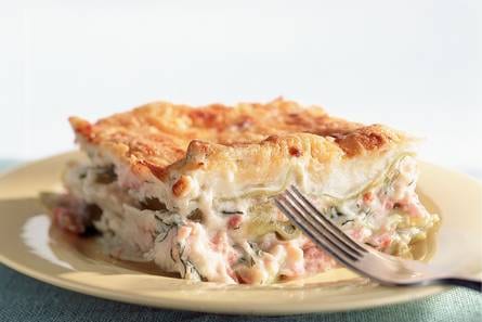 Zalmlasagne