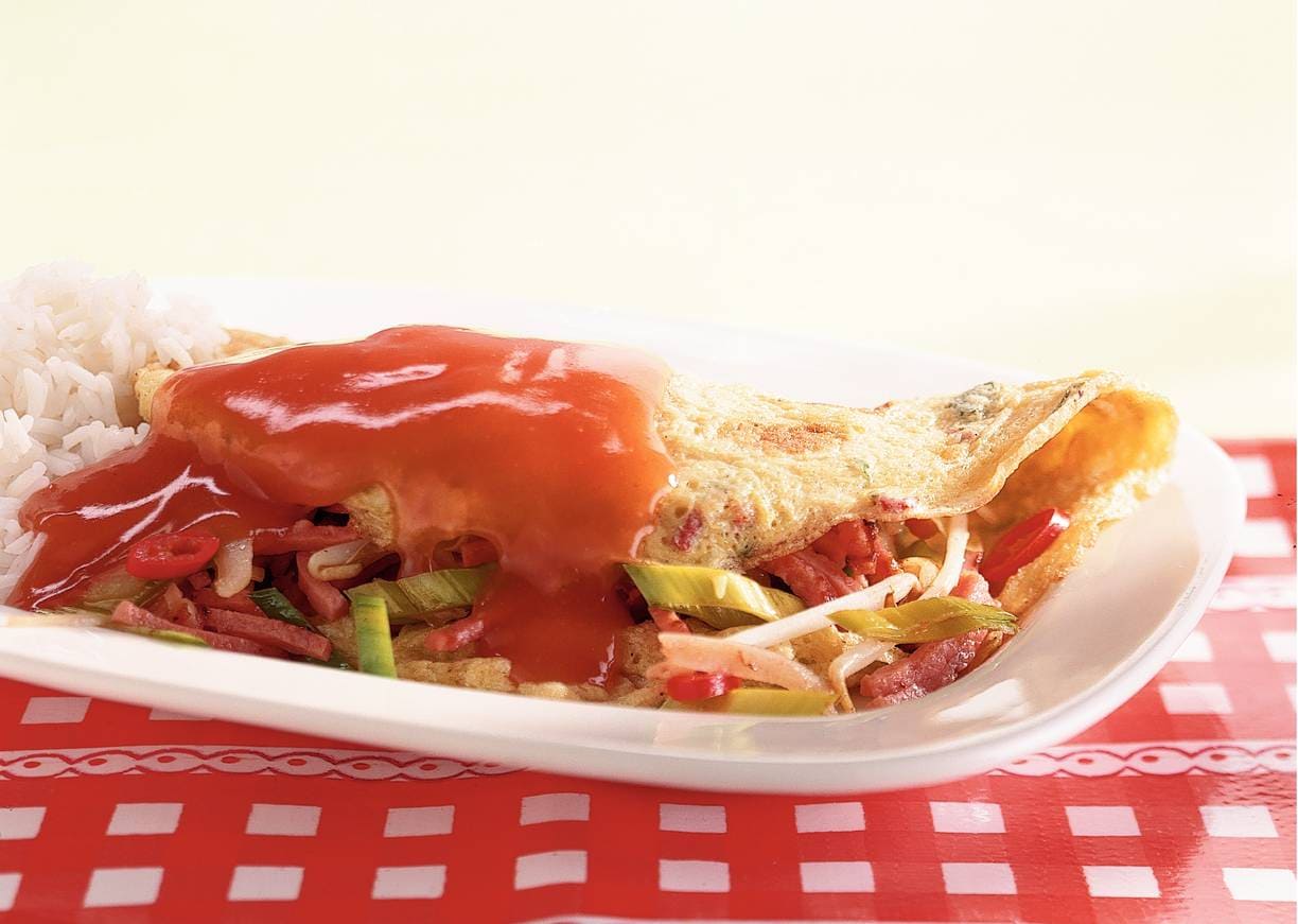 Foeyonghai met ham