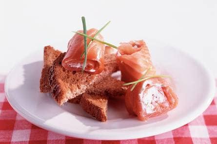 Snelle zalmmousse