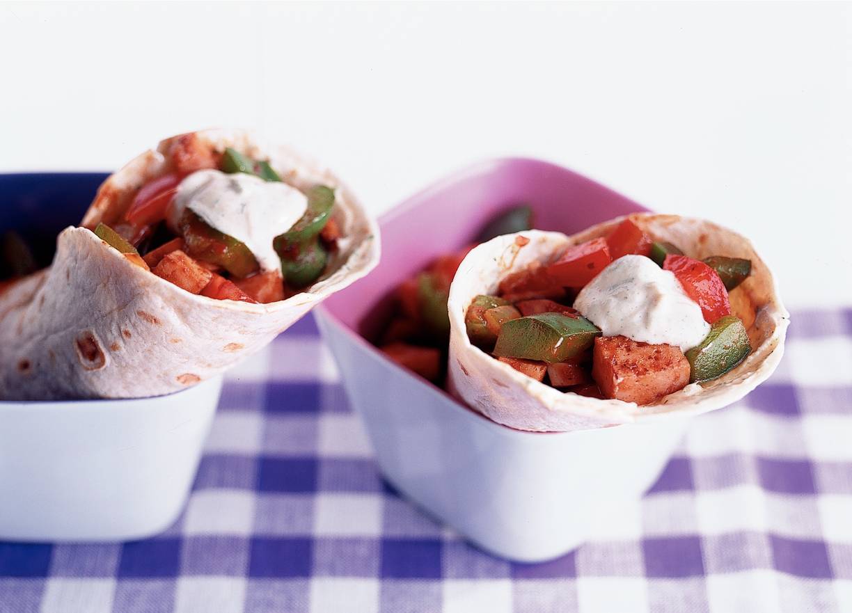 Burrito's met kipvulling