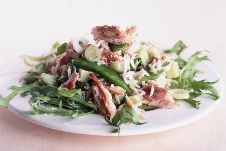 Rijstsalade met makreel