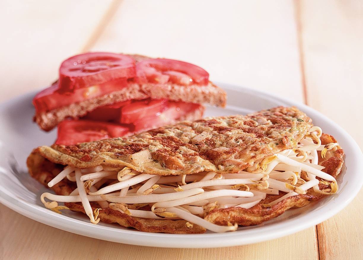 Omelet met taugé