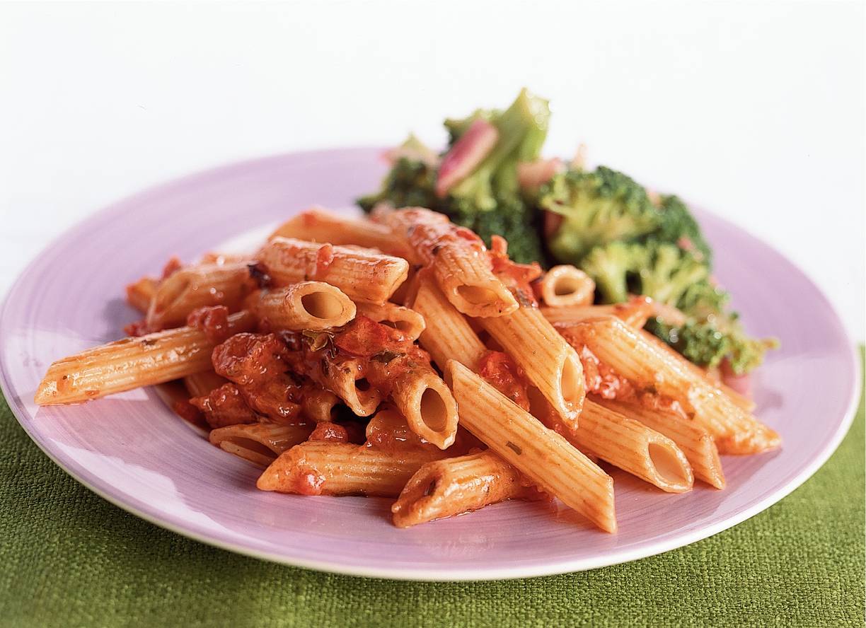 Penne met broccolisalade
