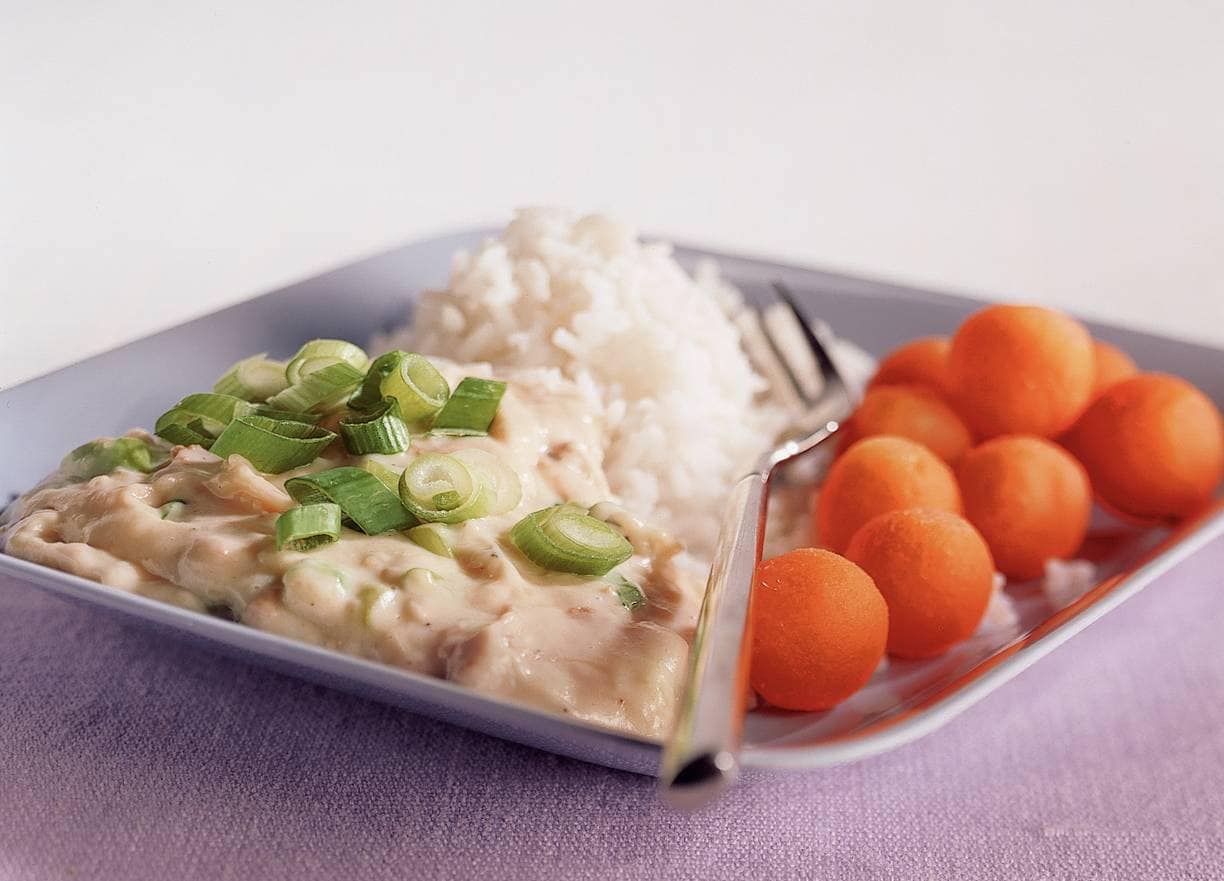 Kalfsvleesragout met kaas