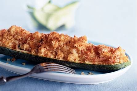 Gevulde courgette met makreel