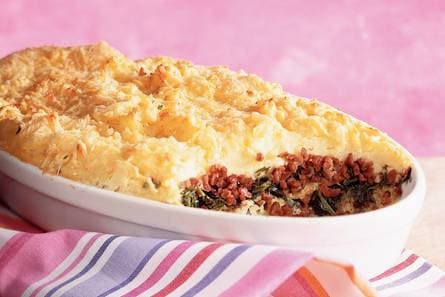 Boerenkoolschotel uit de oven