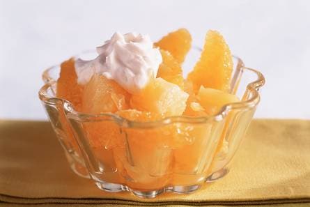 Ananas-sinaasappelsalade
