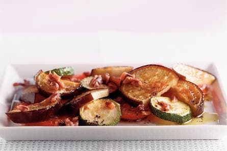 Salade van geroosterde groenten