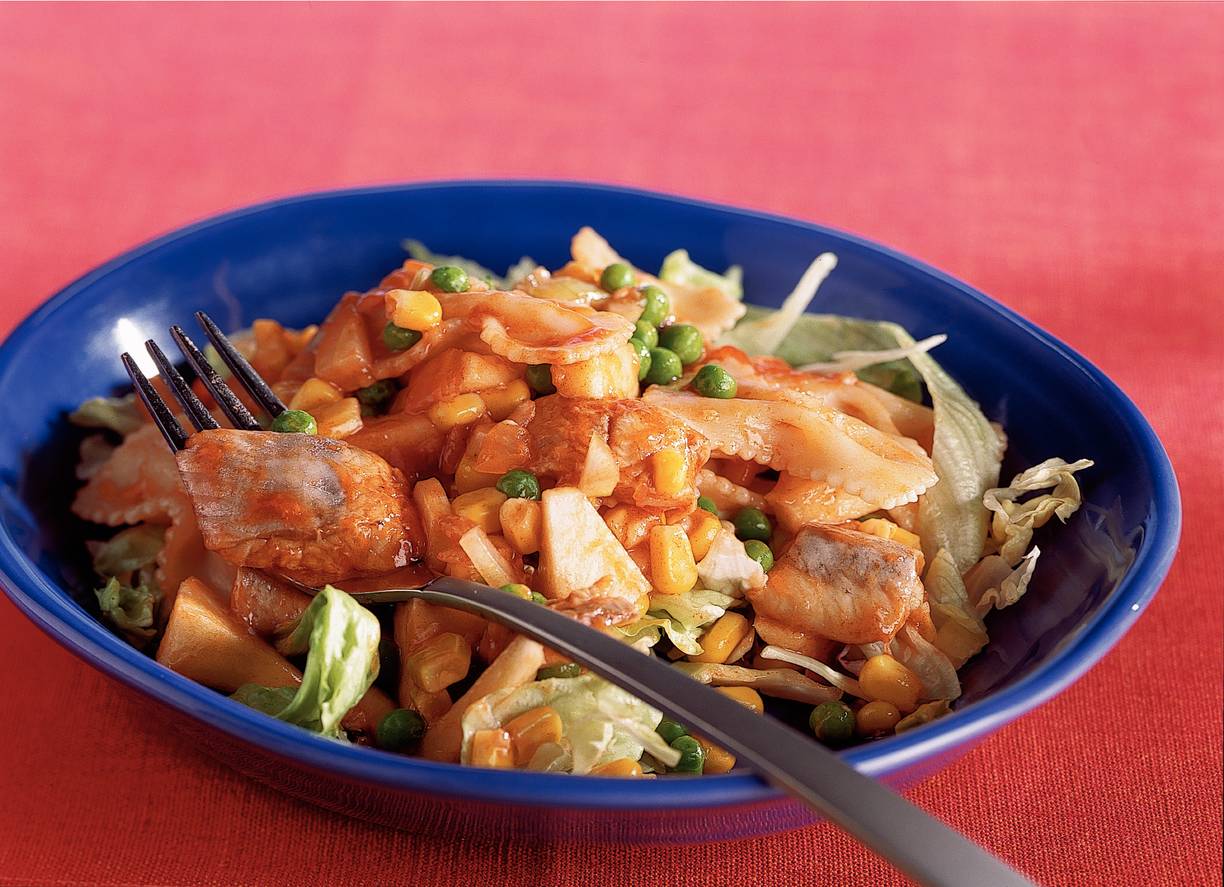 Pasta-haringsalade