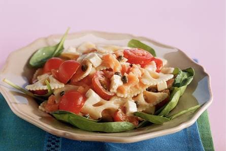 Pastasalade met zalm