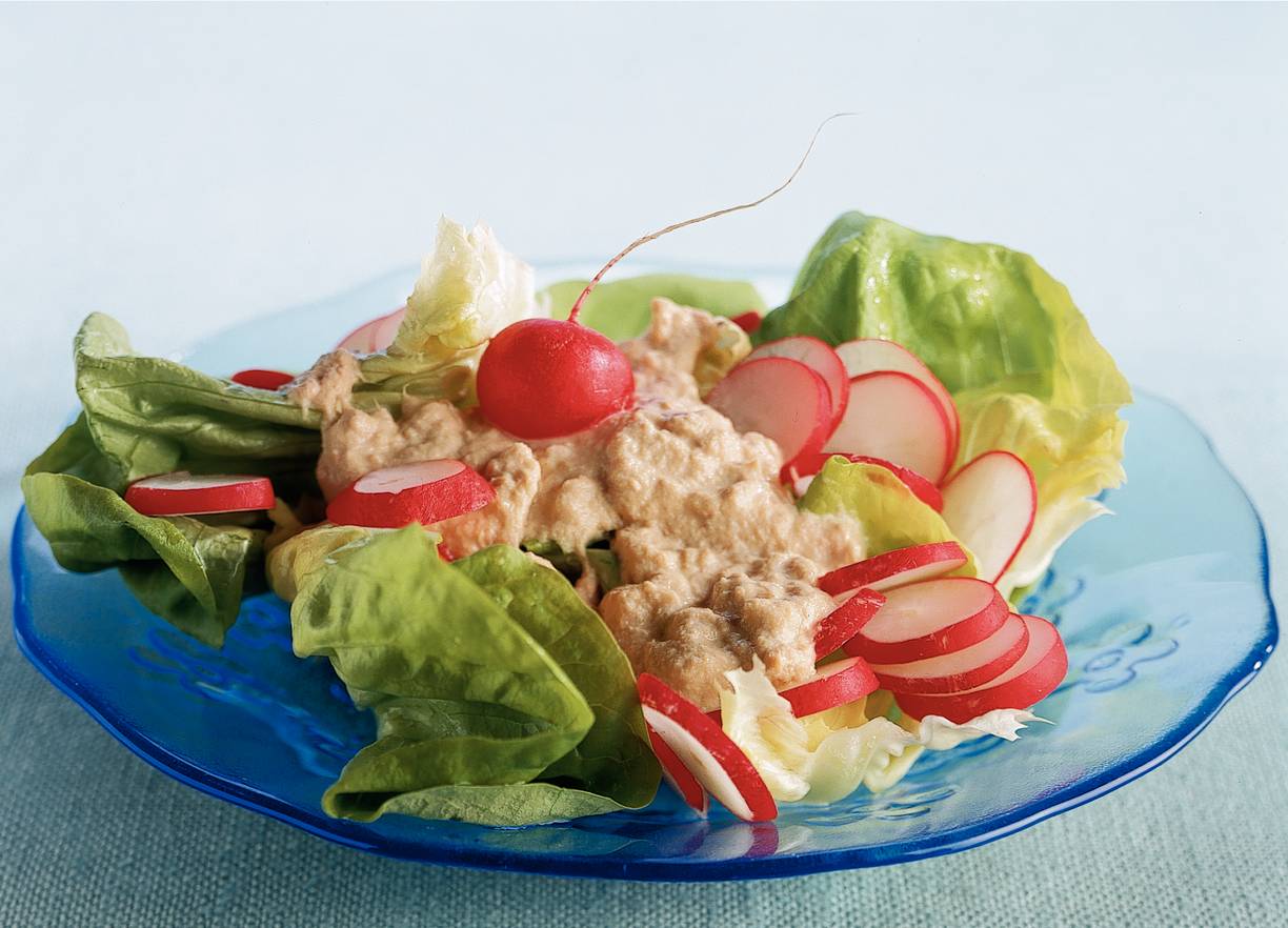 Kropsla met tonijndressing