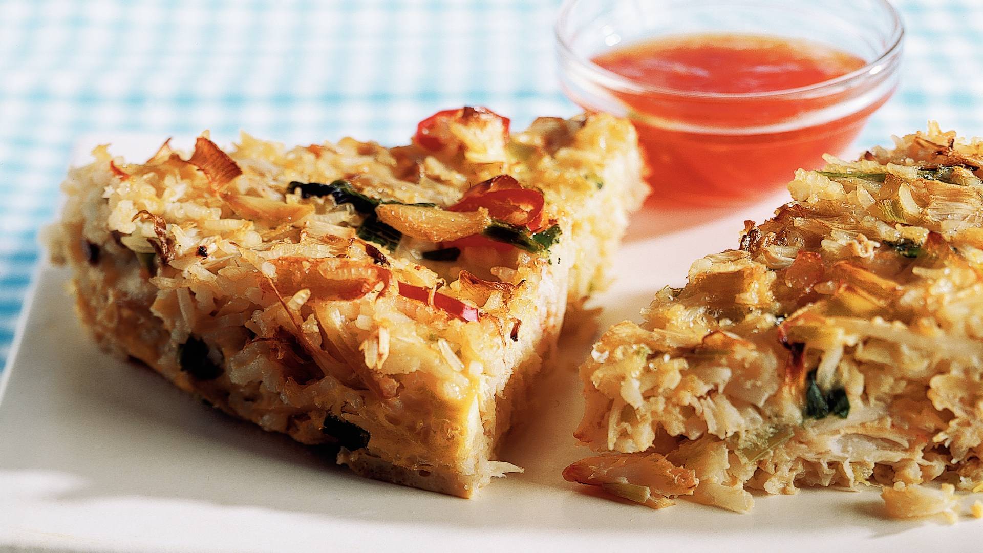 Pittige rijsttaart met krab recept - Allerhande | Albert Heijn