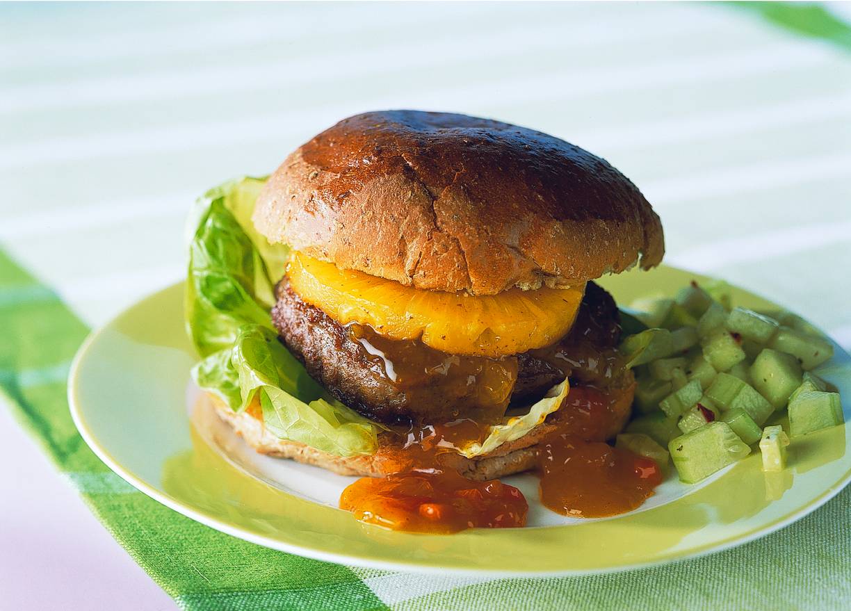 Zonnige zomerburgers