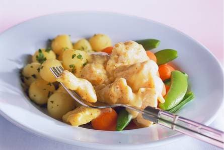 Ka­bel­jauw in mos­terd­saus