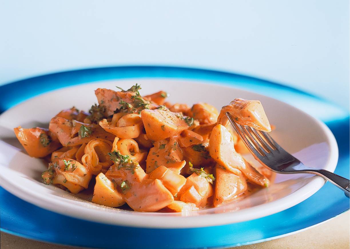 Tortellini met artisjokkensaus