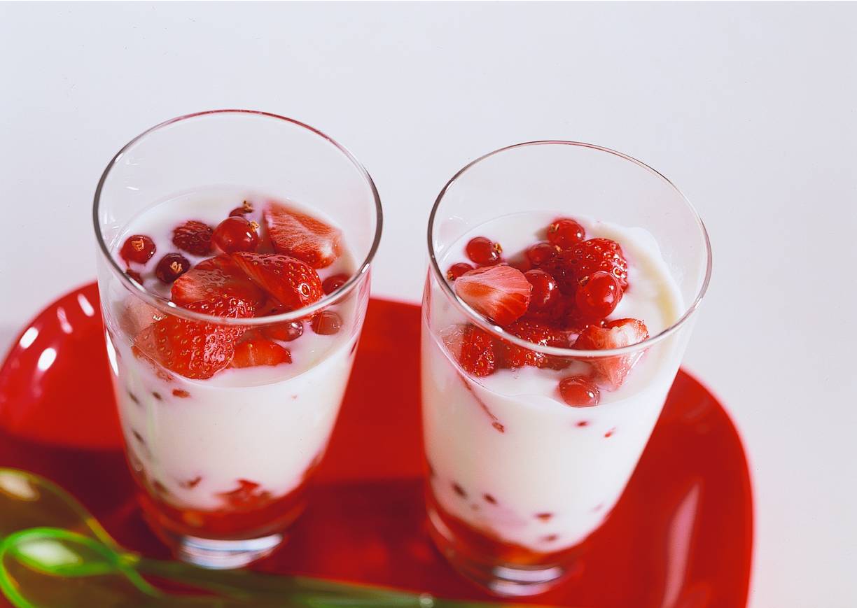 Zomerse fruityoghurt
