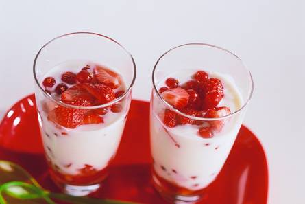 Zomerse fruityoghurt