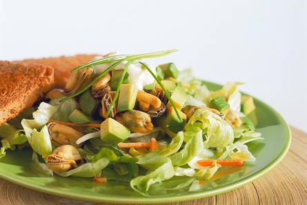 Mosselsalade met citroenmayonaise