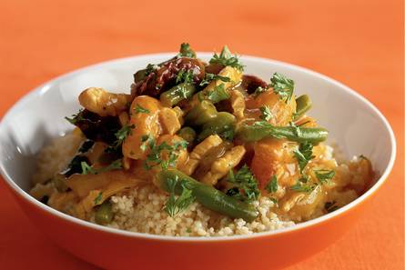 Couscous met kalkoen en tutti frutti