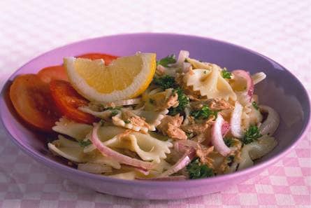 Lauwwarme tonijnsalade met citroen