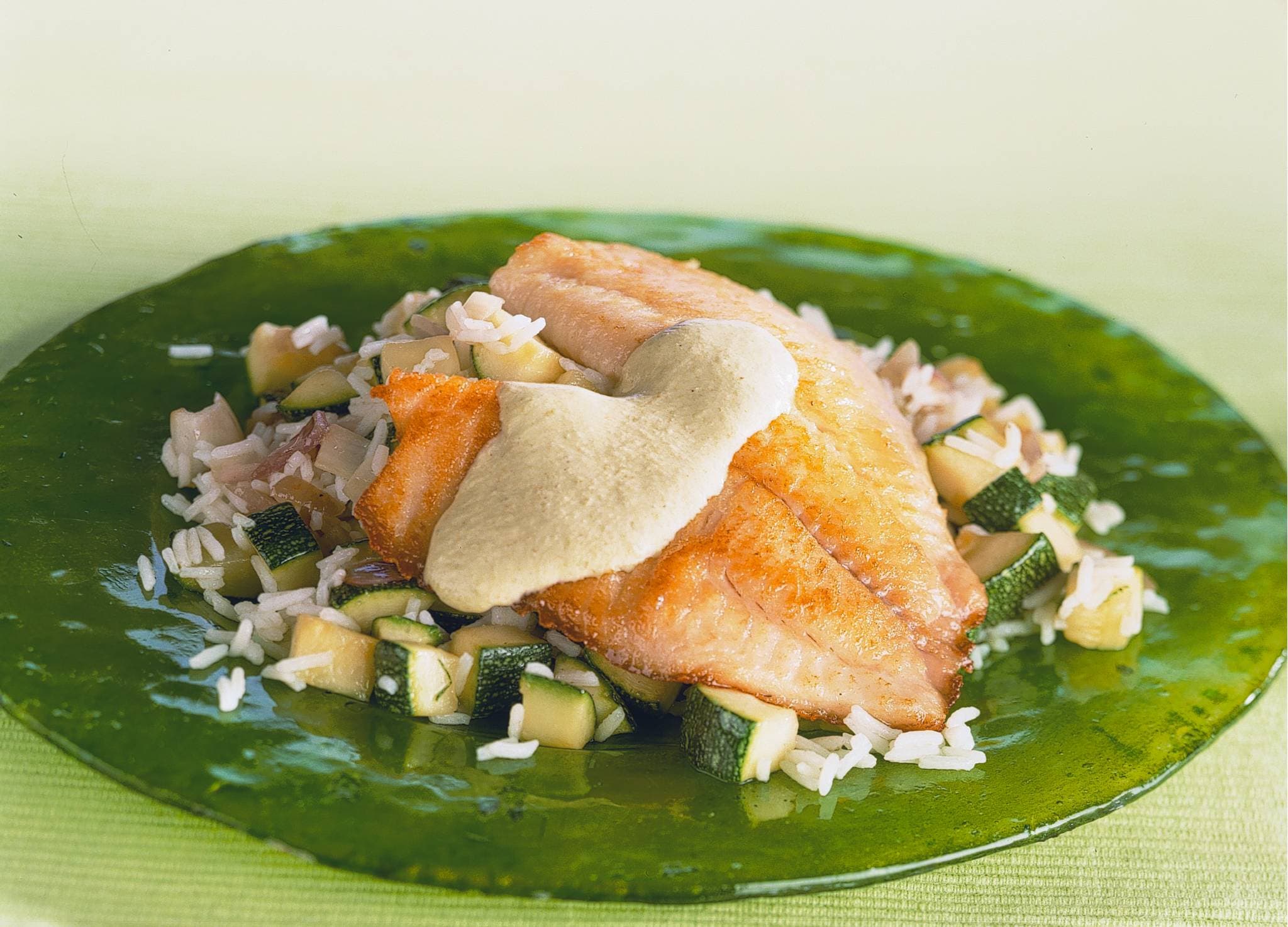 Tilapia met groene currysaus recept Allerhande Albert Heijn