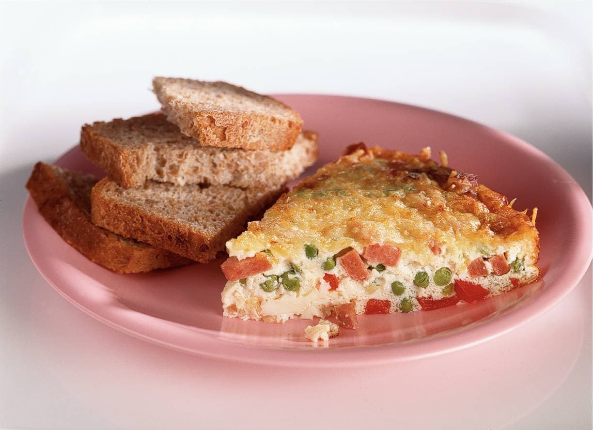 Frittata met paprika