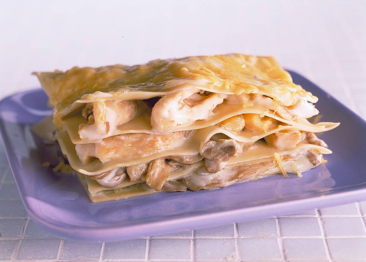 Lasagne met oesterzwammen
