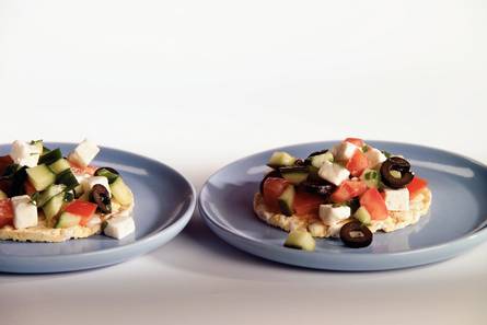 Cracker Griekse salsa