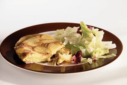 Boerenomelet met schwarzwalder schinken