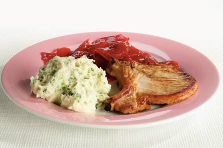Karbonades met kruidenpuree