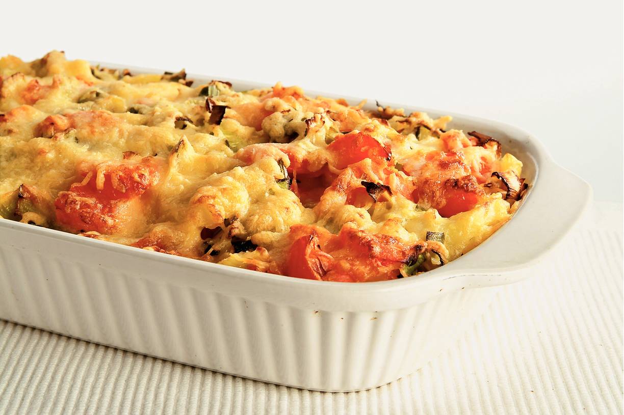 Romige aardappelgehaktschotel