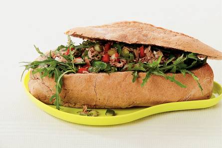 Picknickbrood met tonijnsalade