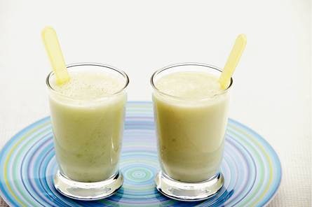 Karnemelkshake met meloen
