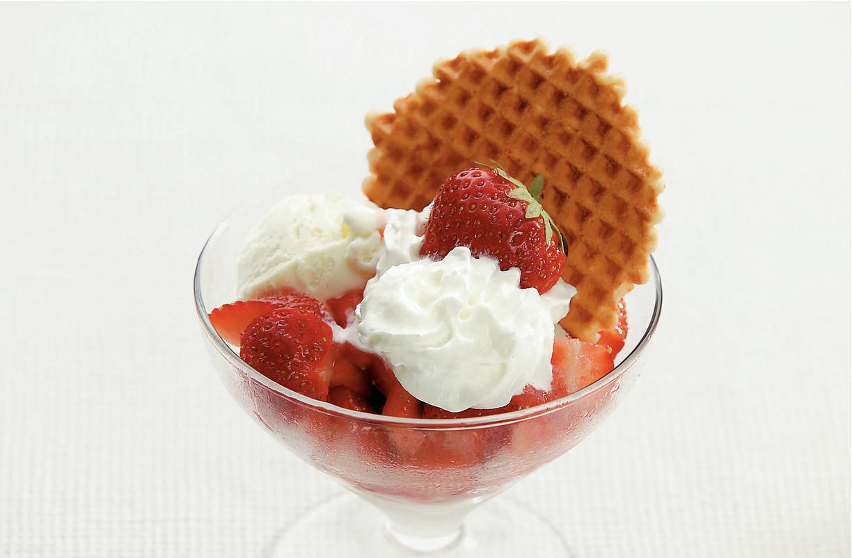 Aardbeiensorbet