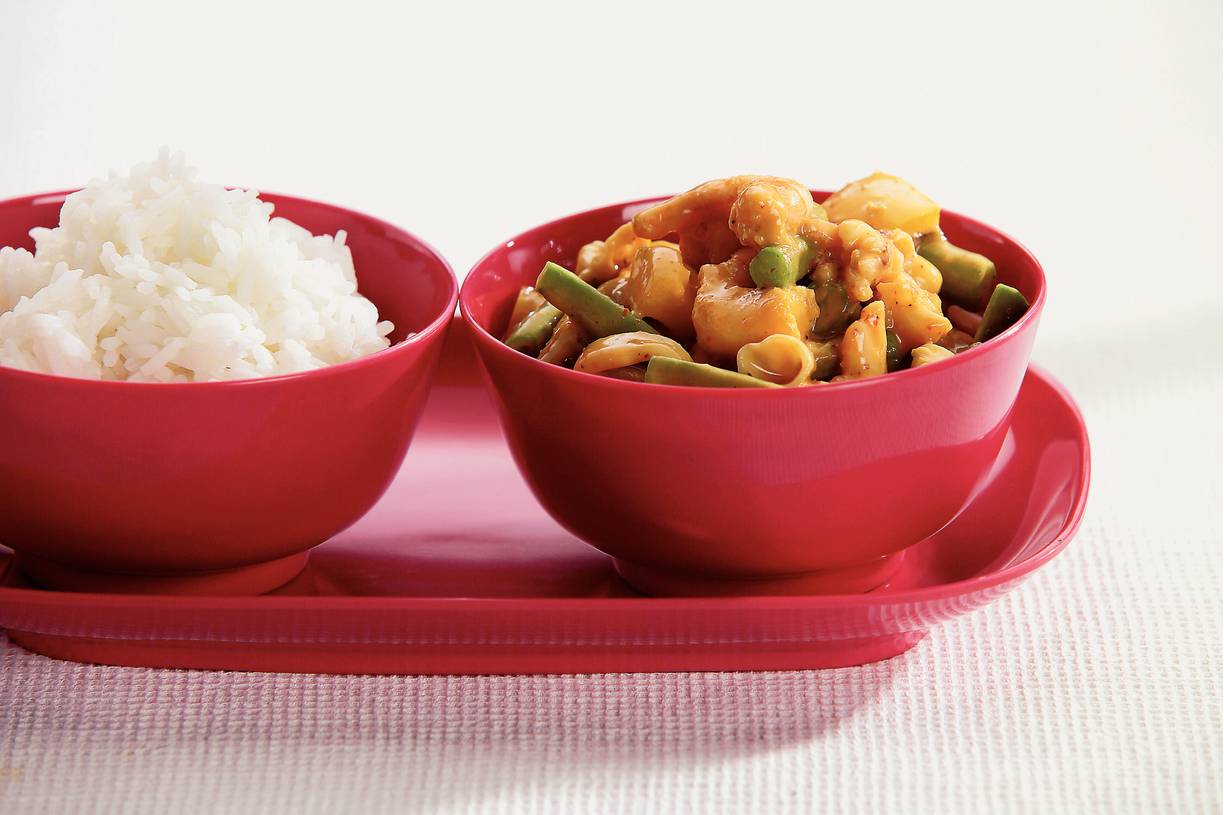 Thaise curry met zeevruchten