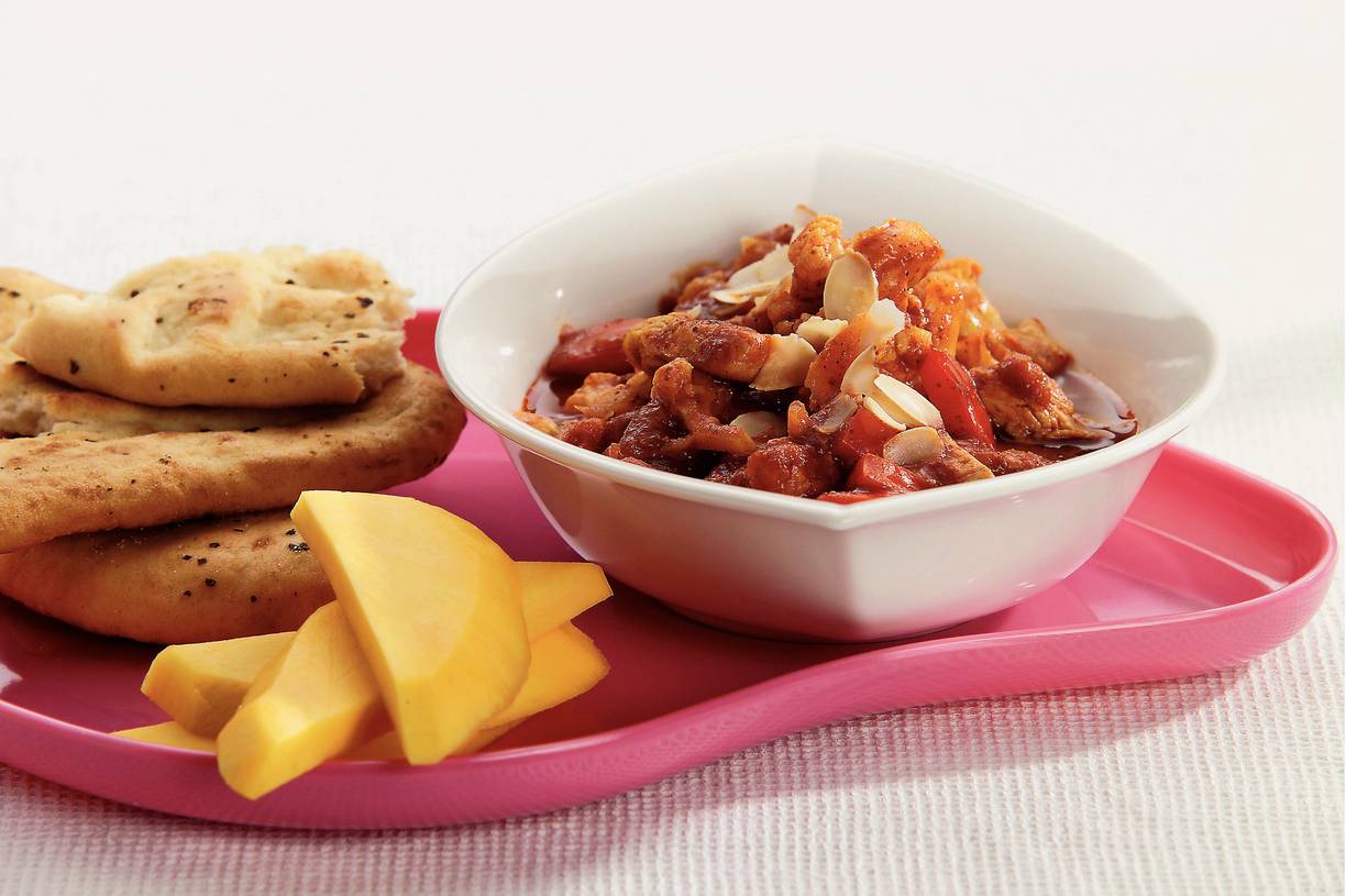 Kalkoencurry met bloemkool
