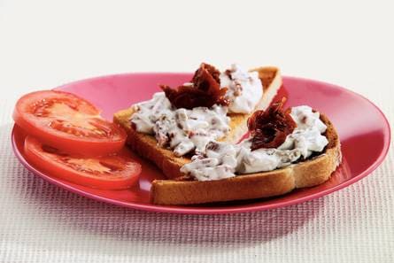 Crostini met roomkaas